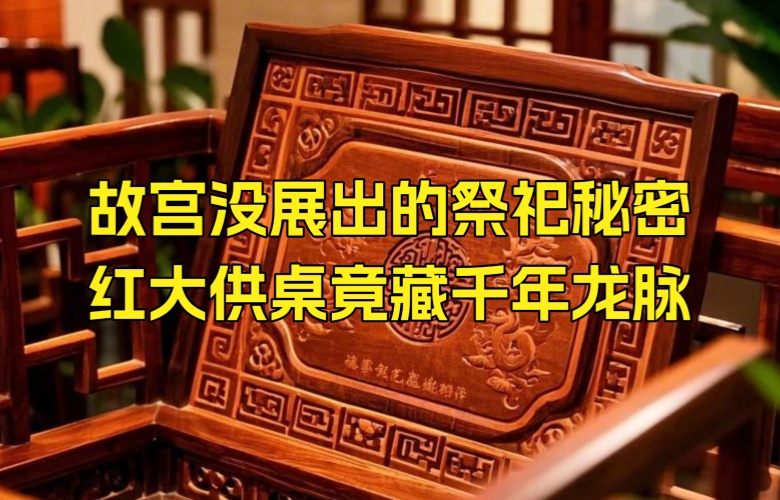 原來(lái)紅木供桌是明清頂流奢侈品！