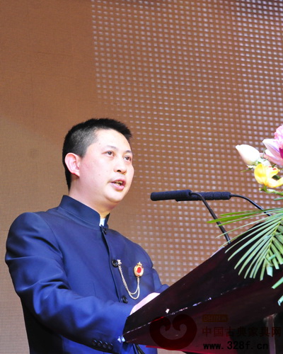 紅古軒總經(jīng)理吳赤宇作為行業(yè)代表致辭
