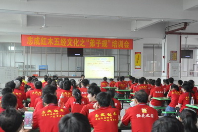 志成紅木國學(xué)文化之“弟子規(guī)”培訓(xùn)順利舉行