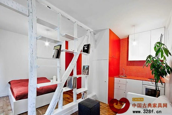 中式風格客廳屏風隔斷效果圖