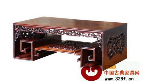 區(qū)氏臻品——大紅酸枝雕花枕幾(價值19000元) 區(qū)氏臻品——大紅酸枝雕花枕幾(價值19000元)