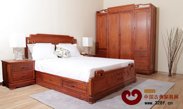 卓木王紅木——舒心大床+衣柜 卓木王紅木——舒心大床+衣柜