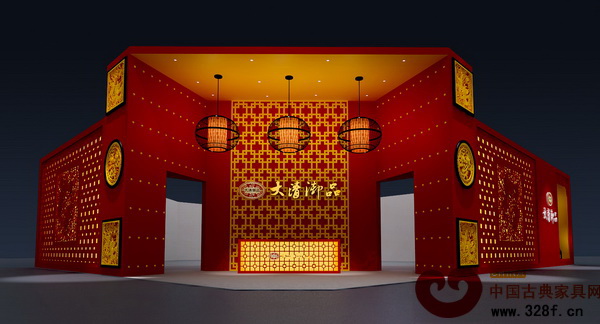 大清御品第32屆東莞名家具展展館外景設(shè)計(jì)圖