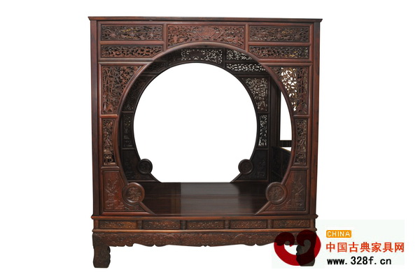 花鳥架子床 花鳥架子床