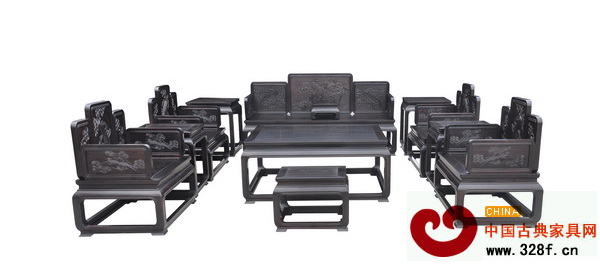 九龍?zhí)谩而P凰來(lái)儀雅座十二件套》 九龍?zhí)谩而P凰來(lái)儀雅座十二件套》