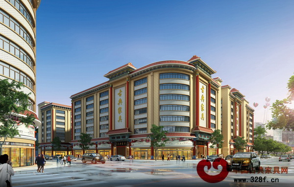 南華紅木家具產(chǎn)業(yè)園部分建筑效果圖 南華紅木家具產(chǎn)業(yè)園部分建筑效果圖