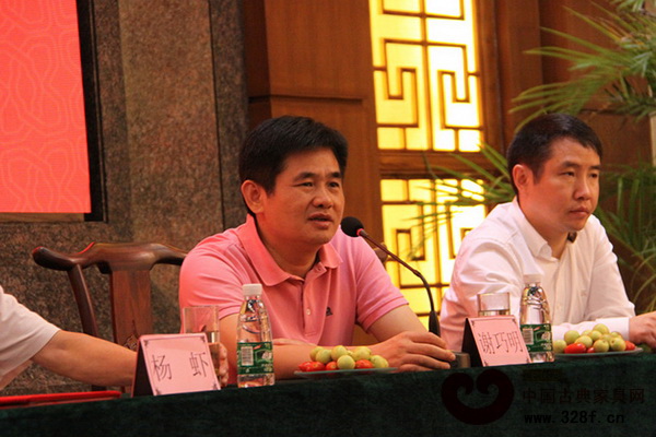 大涌鎮(zhèn)黨委委員謝巧明發(fā)言