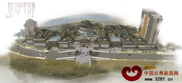 中國(guó)(大涌)紅木文化博覽城總建筑面積為80萬(wàn)平方米,總投資48億元,共分兩期開(kāi)發(fā)建設(shè) 中國(guó)(大涌)紅木文化博覽城總建筑面積為80萬(wàn)平方米,總投資48億元,共分兩期開(kāi)發(fā)建設(shè)