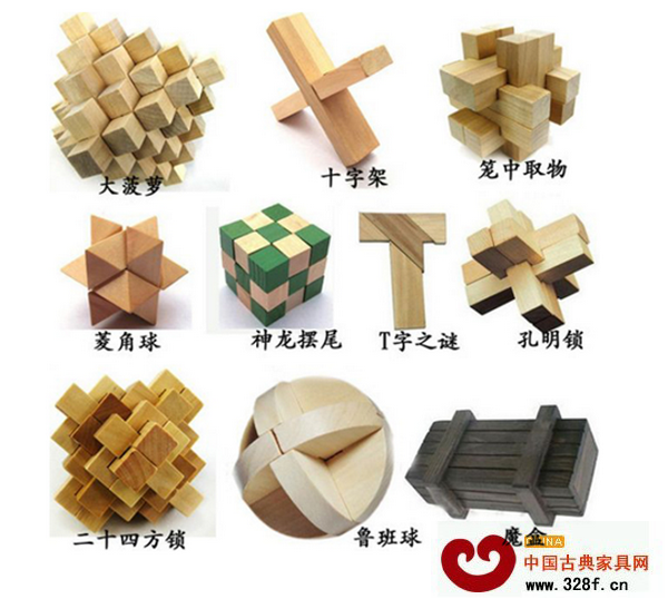 各種魯班鎖玩具 各種魯班鎖玩具