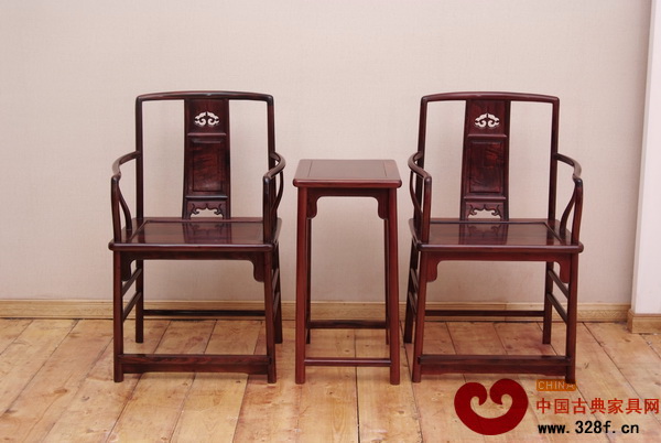 雅典紅木——小葉紫檀南官帽椅 雅典紅木——小葉紫檀南官帽椅