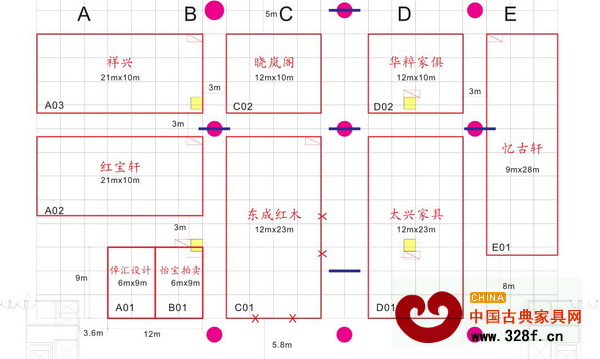 中山紅木家具企業(yè)澳門展展位圖 中山紅木家具企業(yè)澳門展展位圖