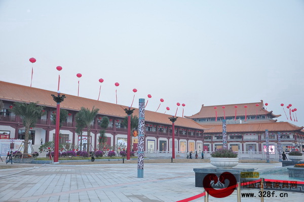 中國古典工藝博覽城3號館和三福展館外景 中國古典工藝博覽城3號館和三福展館外景