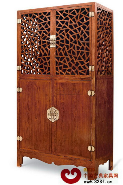 冰綻紋透格門柜 冰綻紋透格門柜