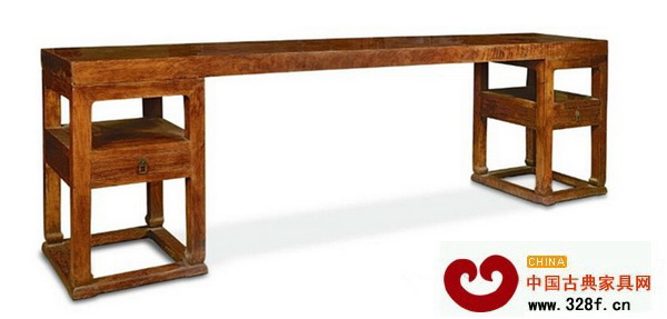 明 黃花梨架幾案 明 黃花梨架幾案