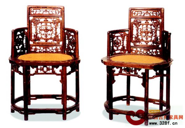 黃花梨*透雕教師椅 黃花梨*透雕教師椅