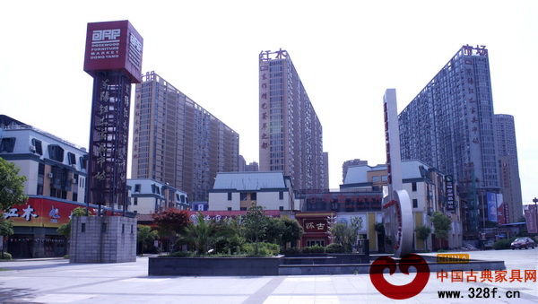 東陽紅木家具市場外景 