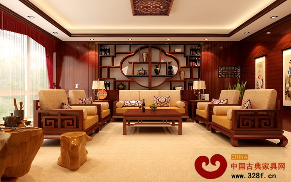 紅木家具中的文化韻味最能觸動(dòng)心靈(御典紅木供圖) 紅木家具中的文化韻味最能觸動(dòng)心靈(御典紅木供圖)