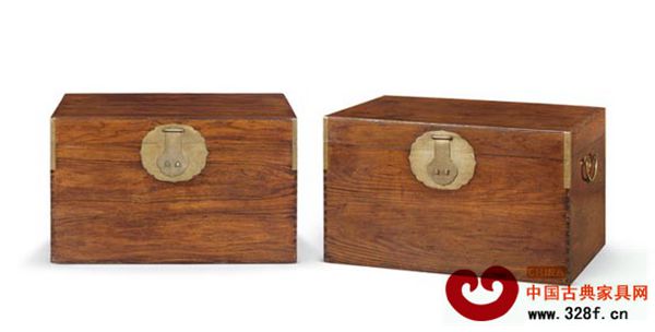 黃花梨衣箱成對