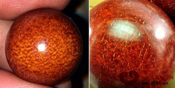 紫檀中的魚(yú)籽紋 紫檀中的魚(yú)籽紋