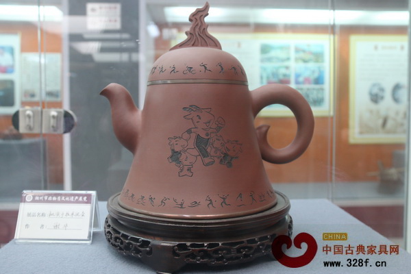 潮州手拉朱泥壺 潮州手拉朱泥壺