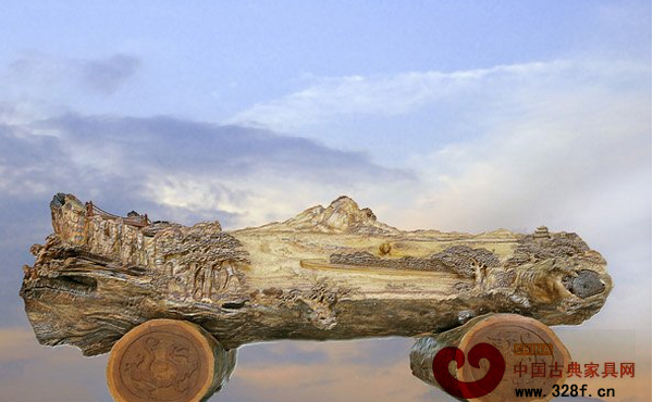 木雕作品《錦繡瀟湘》 木雕作品《錦繡瀟湘》