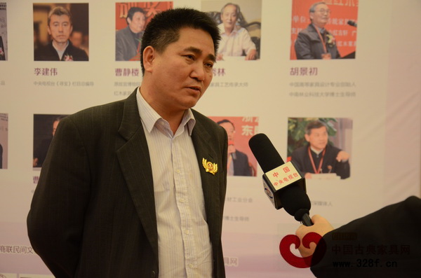 唐明居紅木董事長胡高華接受央視采訪