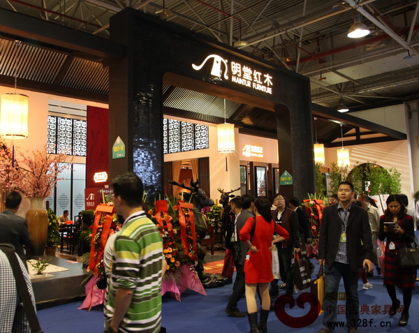 明堂紅木東莞名家具展展館門口 明堂紅木東莞名家具展展館門口