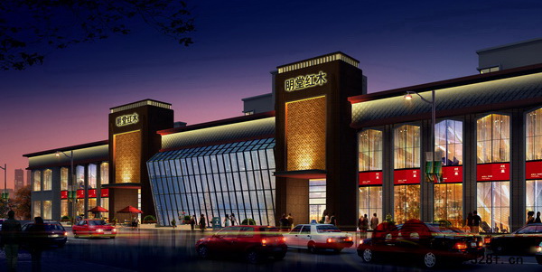 明堂紅木思想館效果圖 明堂紅木思想館效果圖