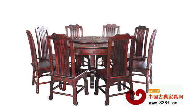 大清御品——黑酸枝御品牧歌圓臺 大清御品——黑酸枝御品牧歌圓臺