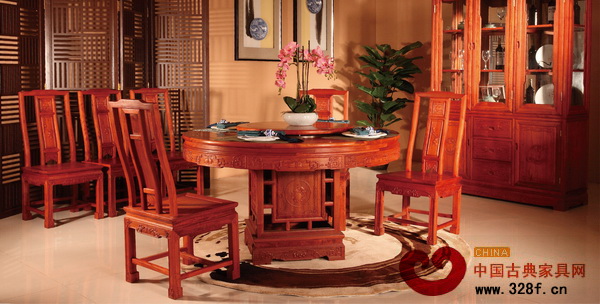 東陽(yáng)卓木王紅木的《紅木新貴》舒心圓臺(tái) 東陽(yáng)卓木王紅木的《紅木新貴》舒心圓臺(tái)