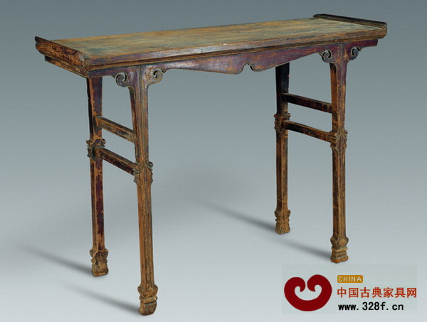 明 榆木小翹頭案 明 榆木小翹頭案