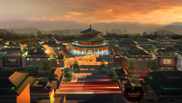 紅博城高峰論壇中心全景 紅博城高峰論壇中心全景