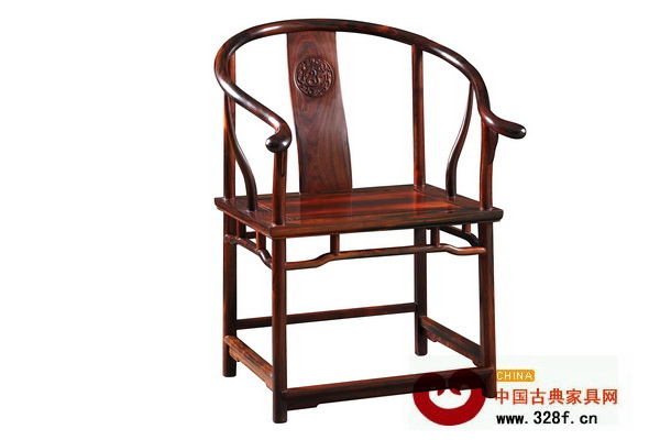 南枝紅紅木經(jīng)典之作——大紅酸枝明式圈椅