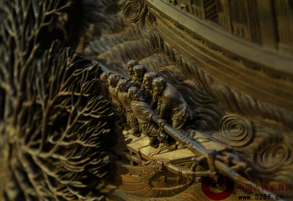 地天泰紅木獲獎(jiǎng)產(chǎn)品“清明上河圖屏風(fēng)”細(xì)節(jié) 地天泰紅木獲獎(jiǎng)產(chǎn)品“清明上河圖屏風(fēng)”細(xì)節(jié)