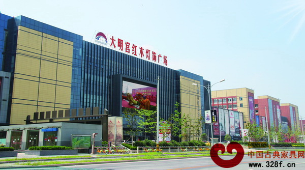 大明宮紅木燈飾廣場外景