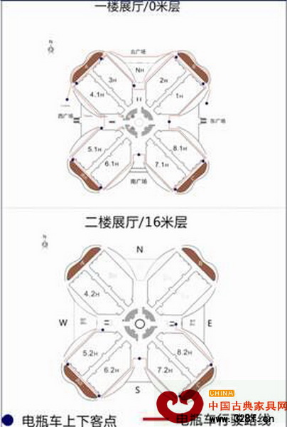 上海家具展展廳平面圖 上海家具展展廳平面圖