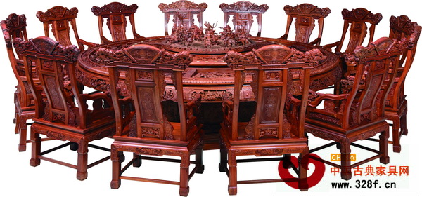 金彪云大師作品——三國演義精雕大圓臺(tái) 金彪云大師作品——三國演義精雕大圓臺(tái)