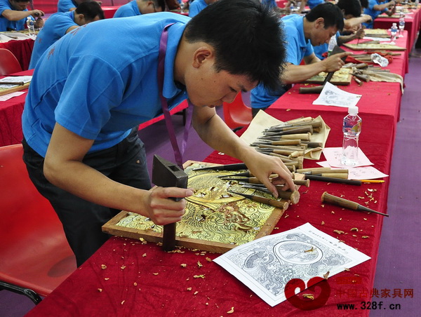 參賽選手非常專注于比賽