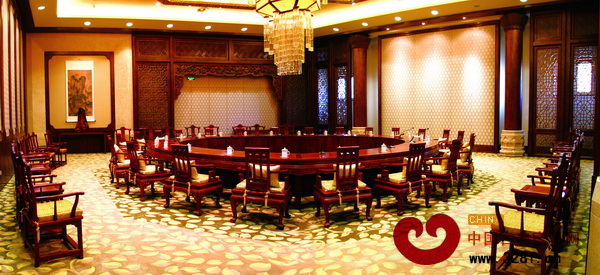 中信紅木經(jīng)典工程——無錫靈山梵宮會客廳 中信紅木經(jīng)典工程——無錫靈山梵宮會客廳