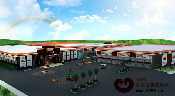 大唐紅木家具市場整體效果圖 大唐紅木家具市場整體效果圖