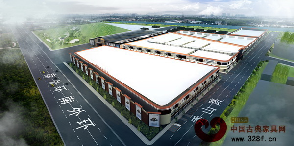 大唐紅木家具市場俯視圖 大唐紅木家具市場俯視圖