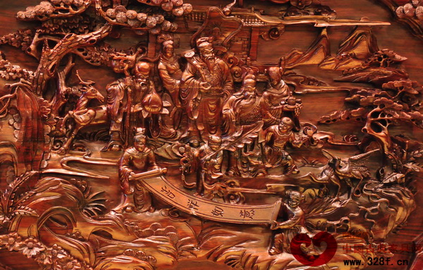 百子千孫沙發(fā)局部雕刻 百子千孫沙發(fā)局部雕刻