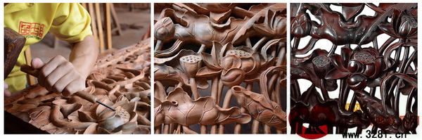 區(qū)氏臻品每件最終完美呈現(xiàn)在大眾眼前的家具，都離不開(kāi)背后默默付出的工匠