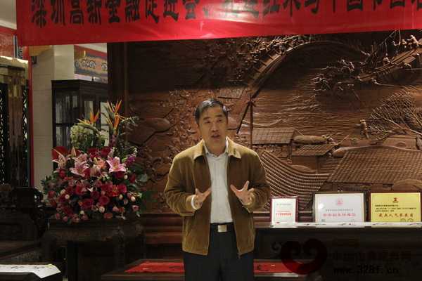 深圳高新金融促進會會長李繼朝在啟動儀式上致辭 深圳高新金融促進會會長李繼朝在啟動儀式上致辭