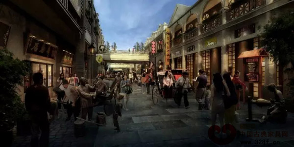 中國(大涌)紅木文化博覽城內(nèi)景概念圖 中國(大涌)紅木文化博覽城內(nèi)景概念圖