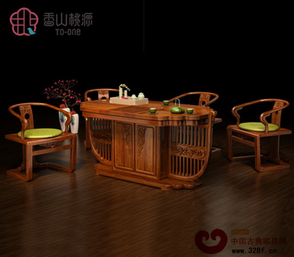 香山桃源《煙柳畫橋系列茶臺組合》
