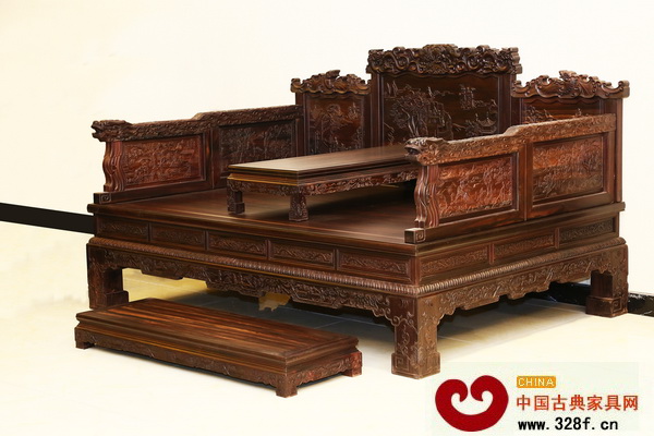 華成軒《群仙賀壽羅漢床》