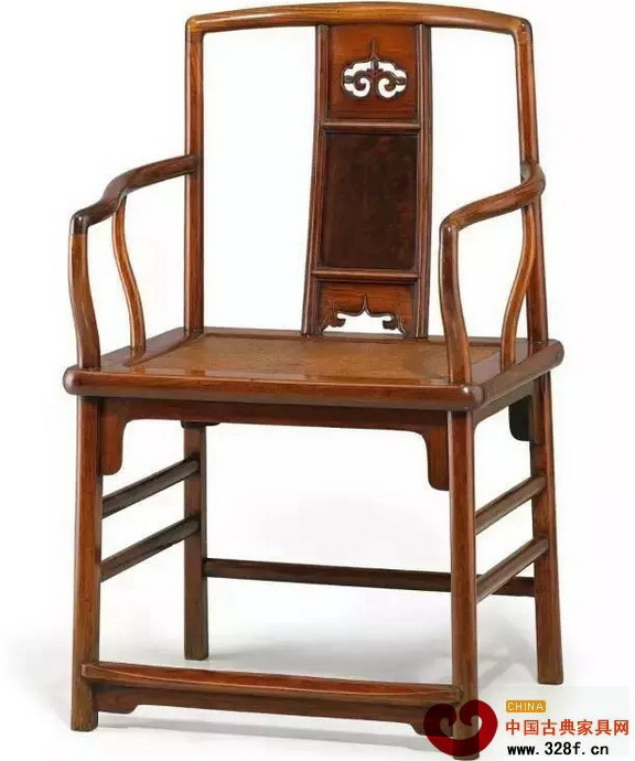 Lot 103 晚明 黃花梨攢靠背南官帽椅