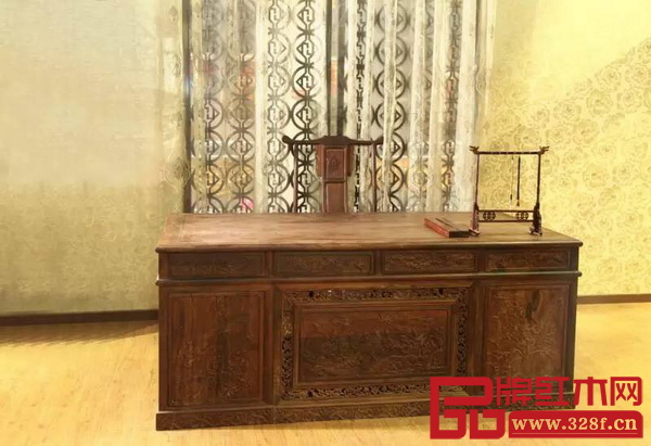 2.“孔連五子”之白鳥朝鳳寫字臺（2件套）