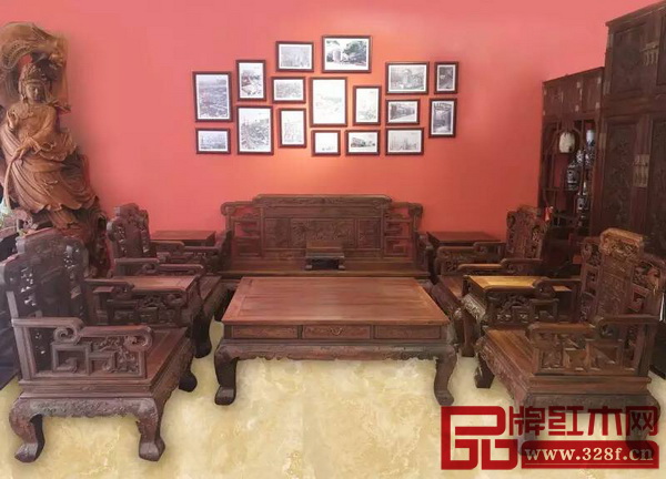 5.“孔連五子”之福臨門沙發(fā)（11件套）